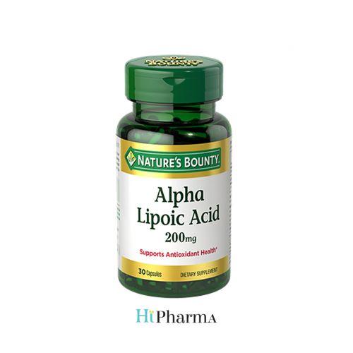 Nature's Bounty Alpha Lipoic Acid 30 Cap