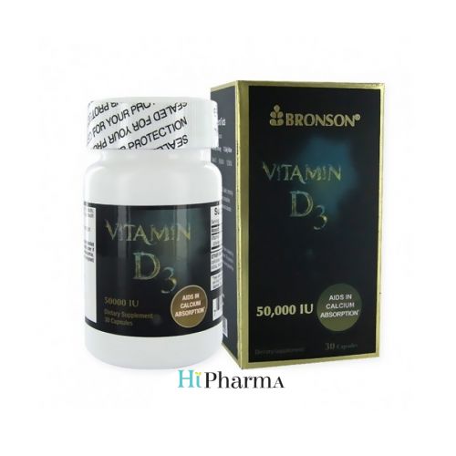 Bronson Vitamin D3 50000 Iu 30 Caps