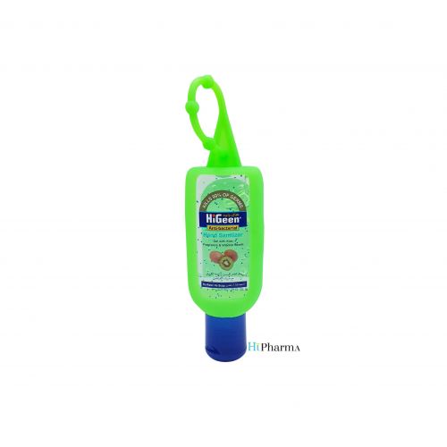Higeen Hand Sanitizer With Silicone Holder 50 Ml Kiwi 