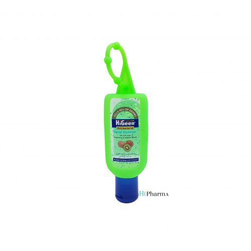 Higeen Hand Sanitizer With Silicone Holder 50 Ml Kiwi