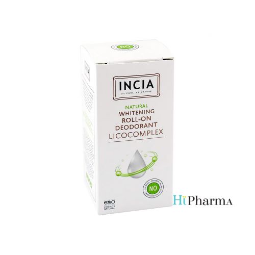 Incia Natural Whitening Roll On Deodorant Licocomplex 50 Ml