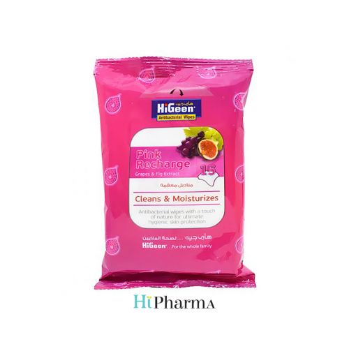 Higeen Antibac Wipes 15 S Pink & Fig Extract