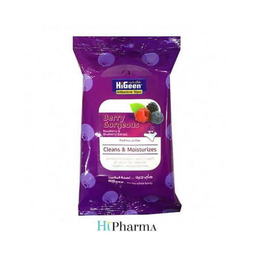 Higeen Antibacterial Wipes 15 S Berry Respray