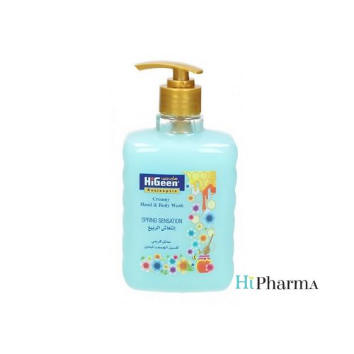 HiGeen Creamy H & B Wash 500 Ml Spring Sensation