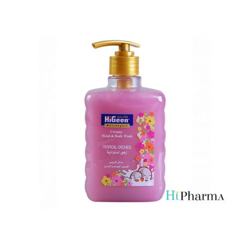 HiGeen Creamy H & B Wash 500 Ml Tropical Orchids