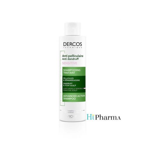 Vichy Dercos Anti Dandruff Shampoo Sensitive Scalps 200 Ml