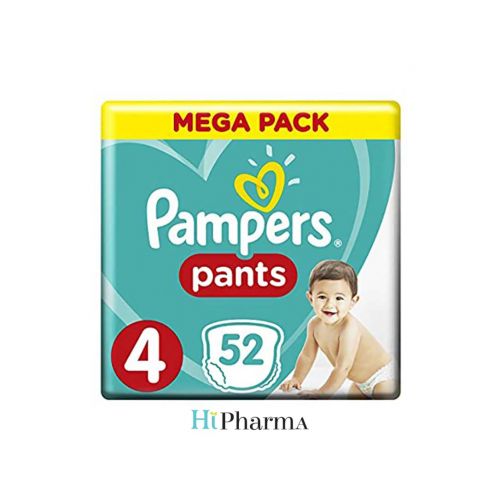 Pampers Baby Pants Diapers Jumbo Pack Maxi Size 4 9-14 kg 52 Diapers