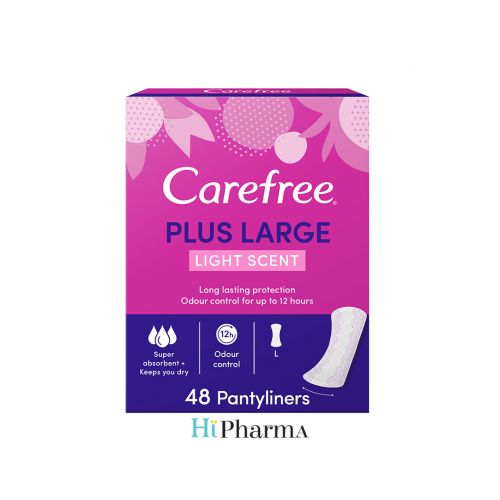 Carefree Maxi Plus Large Pantyliners 48 S
