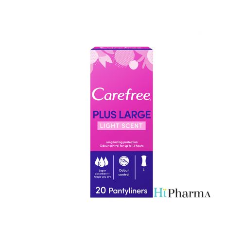 Carefree Maxi Plus Large Pantyliners 20 S