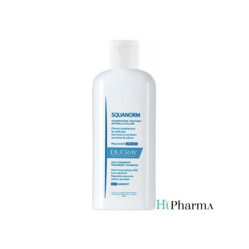 Ducray Squanorm Anti Dandruff Treatment Shampoo Oily Dandruff 200 Ml