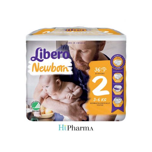 Libero Newborn 2 Diaper (Mn) 36 Pcs