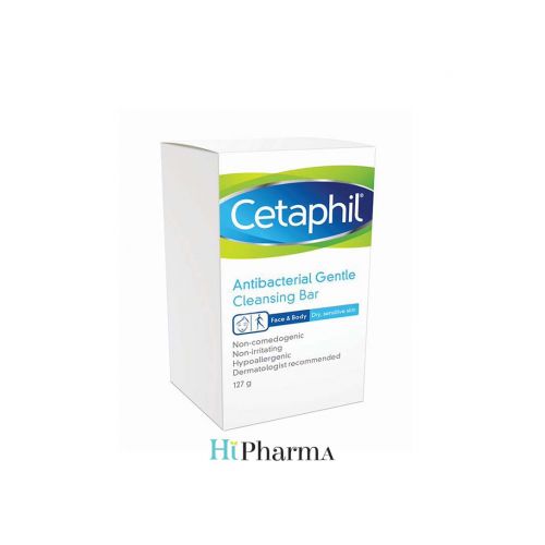 Cetaphil Antibacterial Soap Bar 127 Gm