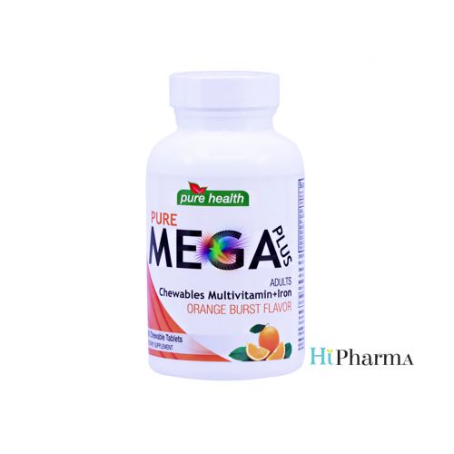 Pure Health Mega Plus Multivitamins Minerals 60 Chewable Tablets