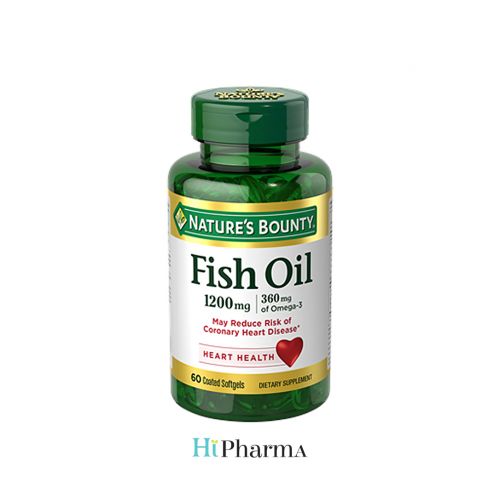 Nature's Bounty Fish Oil 1200 Mg Odorless 60 Capsules